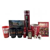 Coca-Cola Collectibles Set With Books and Memorabi