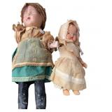 2 Antique Dolls