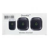 Three piece wireless doorbell kit