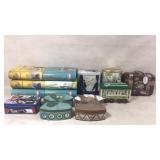 Girl Scout Tins and Hardbound Books