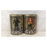 2 Hasbro ELVIS PRESLEY Dolls in Original Boxes
