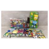 The Simpsons Memorabilia Lot: Comics, Plush,