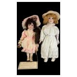 (2) Vintage Porcelain Dolls Seymour Mann ï¿½Aprilï¿½,