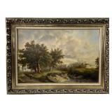 ELEONORE GUINTHER LANDSCAPE OIL ON CANVAS