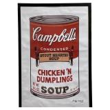 Andy Warhol 'Campbell's Soup' Print On Canvas