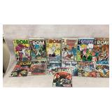 Rom, spell bound, captain America, Ironman,