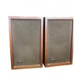 2 Sony Mid Century Shelf Speakers