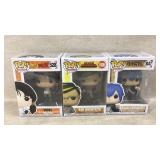Funko Pop Animation Lot: Videl, Sir Nighteye, Jell