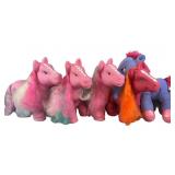 Vintage My Little Pony Fakie Large Pink Ponies