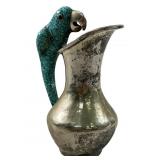 LOS CASTILLO TAXCO INLAYED PARROT PITCHER