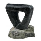MODERNIST ARTISANAL CARVED STONE SCULPTURE