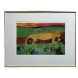 FRANCISCO SANABRIA "FRANCISCOS LEPORD" LITHOGRAPH