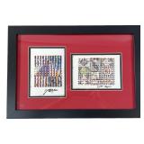 YAACOV AGAM SIGNED KINETIC ART