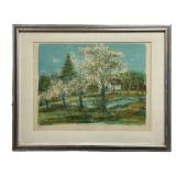 JEAN CHARNOTET COLOR LITHOGRAPH SIGNED