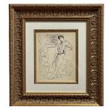 PABLO PICASSO "DEUX DANSEURS MASCULINS" LITHOGRAPH