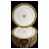 Antique La Violette Porcelain Salad Plates