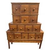 15 Drawer Apothecary /CD Cabinet