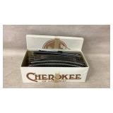 Cherokee of California Box with Model Train Tracks