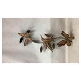 Metal Wall Sculpture With Butterflies