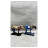 2 painted ponies including "Thunderbird Suite"