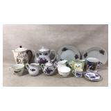 Vintage JAPAN Porcelain Teapot, Creamer, Sugar