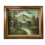 Signed Joseph Landscape Oil On Canvas