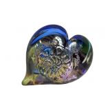 Artist Signed Handmade Art Glass Paperweight