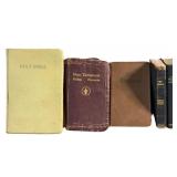 (5) Vintage Pocket Bibles, Holy Bible, New