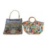 Neiman Marcus "Fashion Diva" Canvas Tote, Vtg.