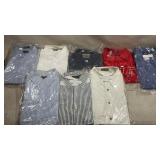 Group of 8 menï¿½s button up shirts size xl-xxl