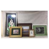Framed Artwork in Various Styles and Sizes