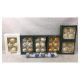 Christmas Ornament Sets, Various Colors