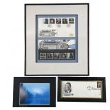 Vintage Signed Art & Framed Envelopes