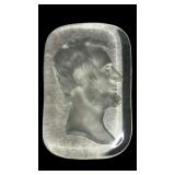 Antique Abraham Lincoln Pressed Glass Intaglio