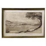 Claude Lorrain NO. 12 Original Drawing Etching