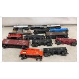 12 Lionel Train Cars With Various Markings