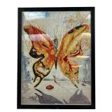 Salvador Dali "Venus Butterfly" Framed Print