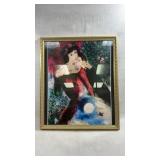framed reproduction depicts "Les Amoureux" (The