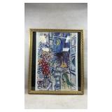 framed print depicts Fenï¿½tre ouverte sur Paris