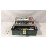 Tackle Box, Lures, Weights and Fishing Line