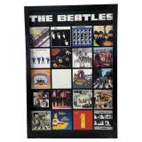 The Beatles Album Cover Collage Poster On Board