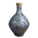 Vintage 1991 Frank Neef Signed Crystalline Vase