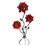 Hand-made Painted Metal Flower Garden Sculpture