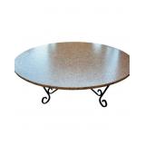 BOCA RATIN Wrought Iron Base Abalone Composite