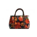 Patricia Nash Dorothy Leather Handbag Maple Leaves