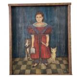 Signed Dick Murphy American naive folk art