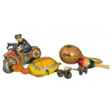 Vintage Toys, J. Chein & Co. Turtle, Tin Police,