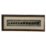 Chichewa Tribe Wooden Elephant Family Shadow Box