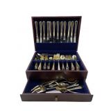 Hampton Silversmith gold-plated stainless flatware