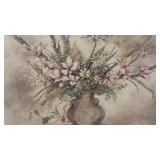 Framed Still Life Floral in Vase